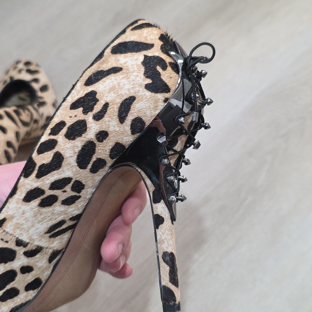 Leopard Print Women's Heels - Picture 13 of 17